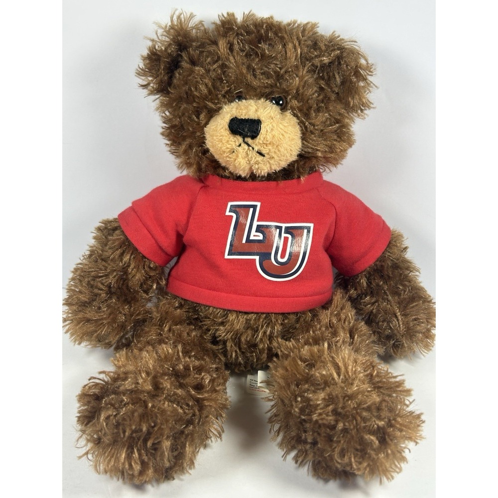 Liberty University‎ Plush Stuffed Bear With Red Shirt Plushland 10 in